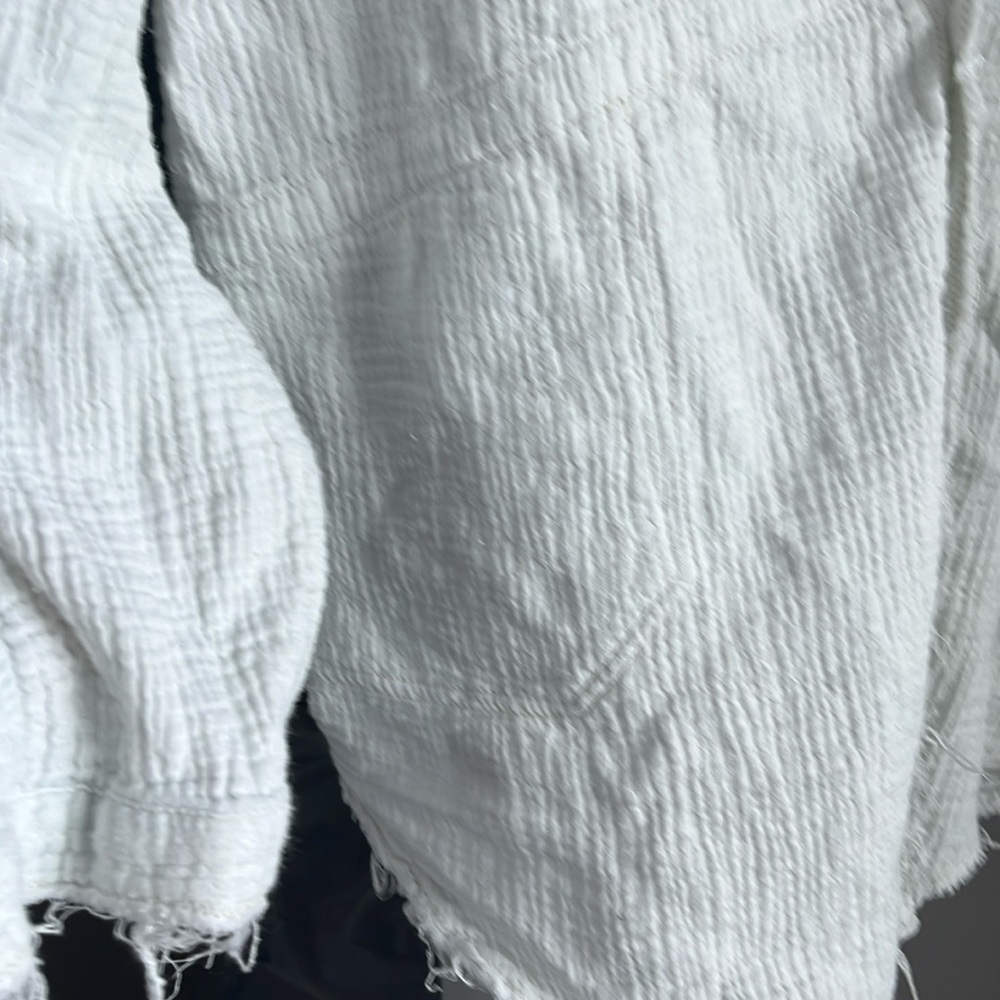 Free People Summer Daydream Knit Gauze Top, NWOT - Picture 5 of 7